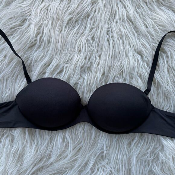 Skims Ultimate Push Up Strapless Bra Onyx Size 30D - Picture 4 of 7